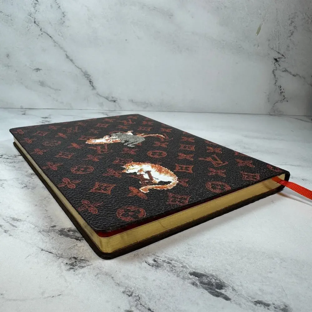 Louis Vuitton Catogram Notebook Monogram Cats Grace Coddington Canvas LV